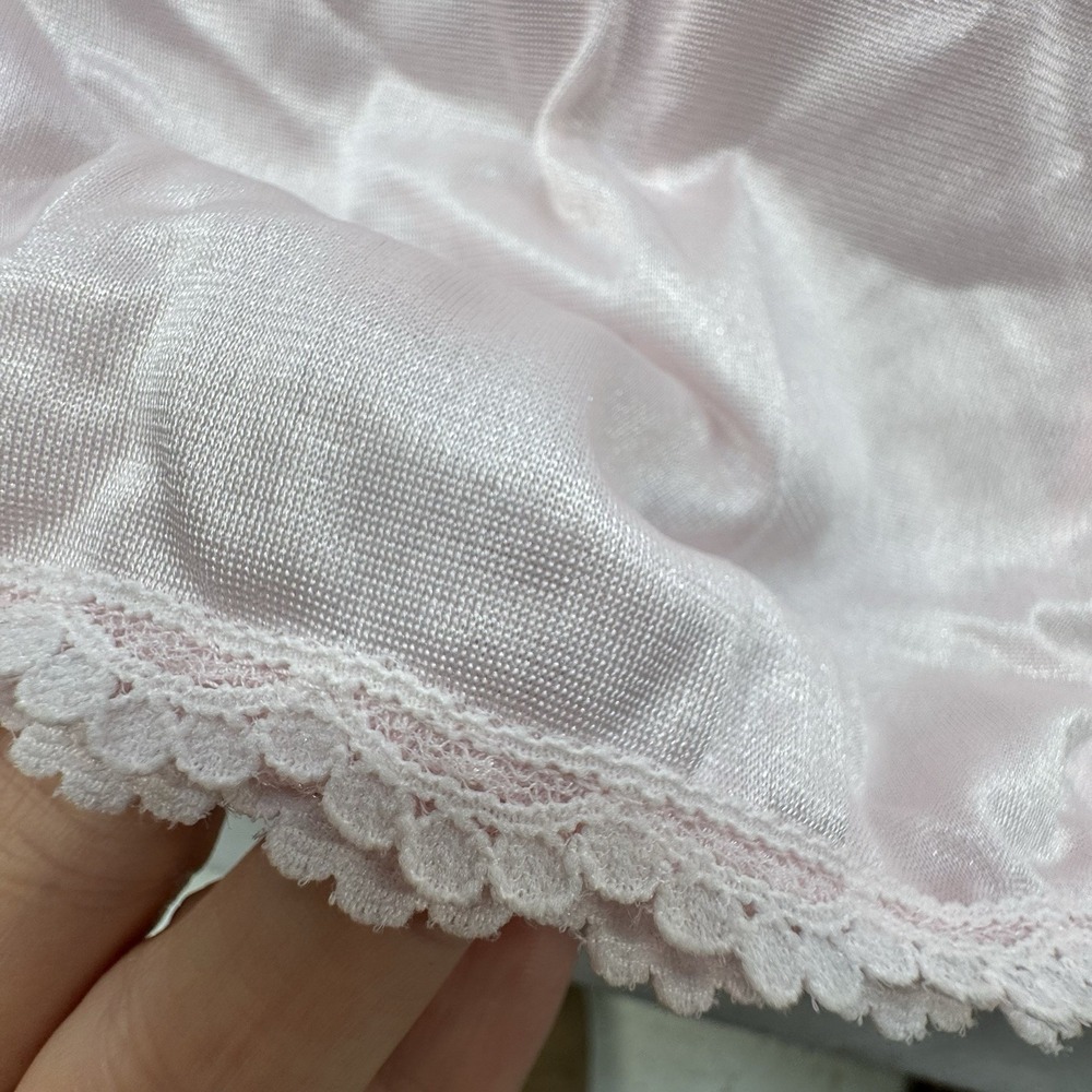 Vintage Tosca Long 2 Pc Nightgown Peignoir Robe Set‎ Small Nylon Pink Lace - Picture 13 of 13